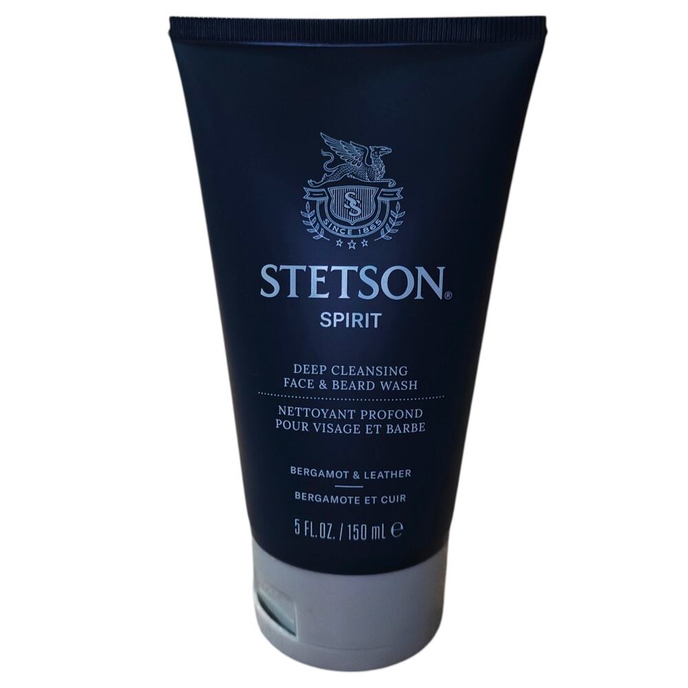 Stetson Spirit Deep Moisture Cream Face Beard Bergamot & Leather 5oz.